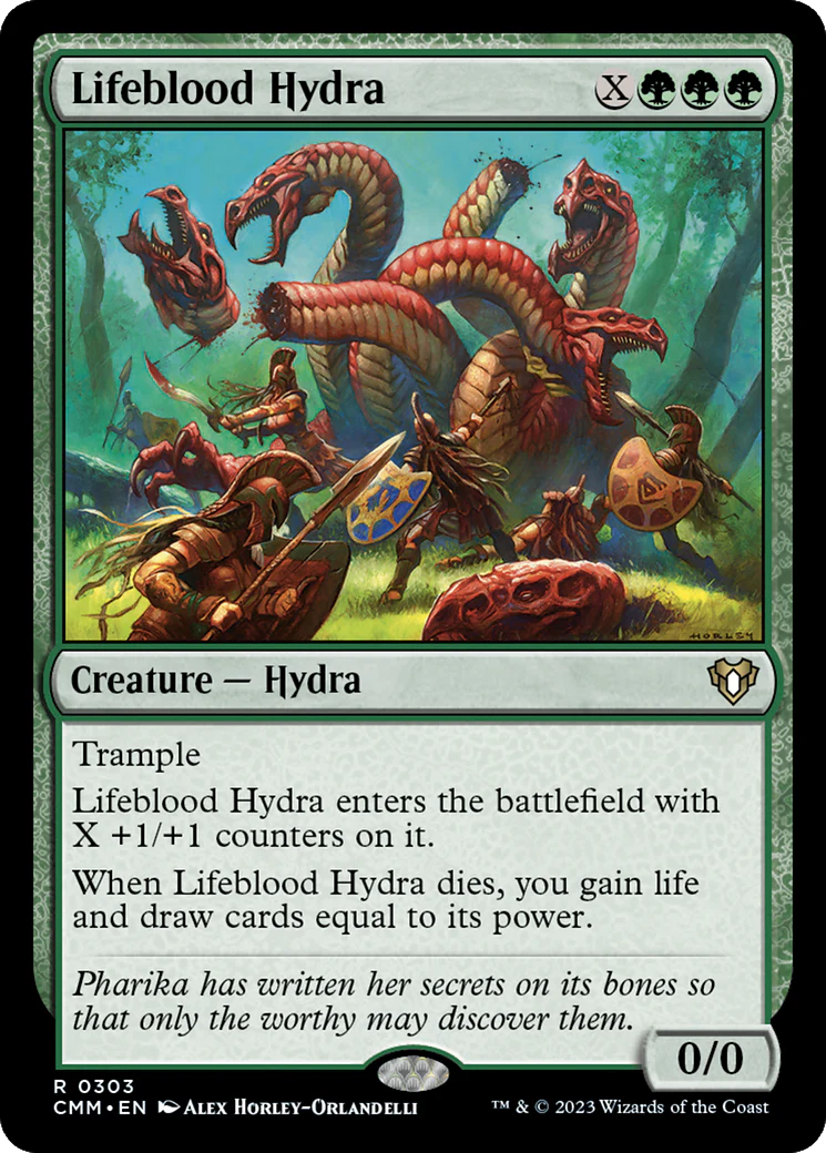 Lifeblood Hydra (CMM-303) Foil - Commander Masters