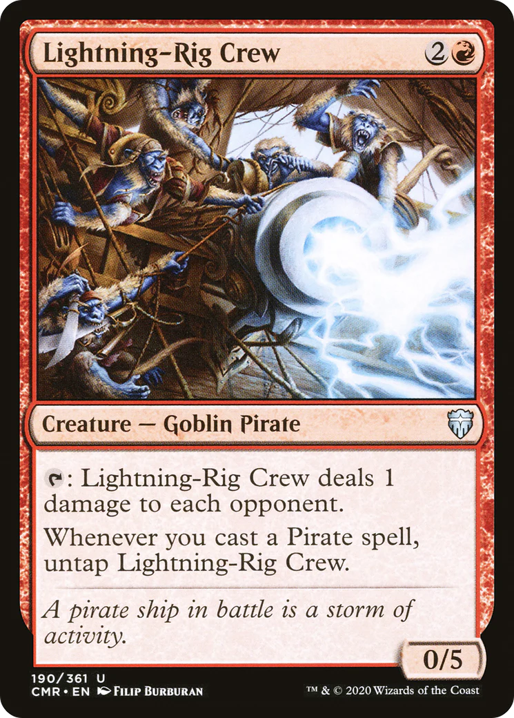 Lightning-Rig Crew (CMR-190)  - Commander Legends