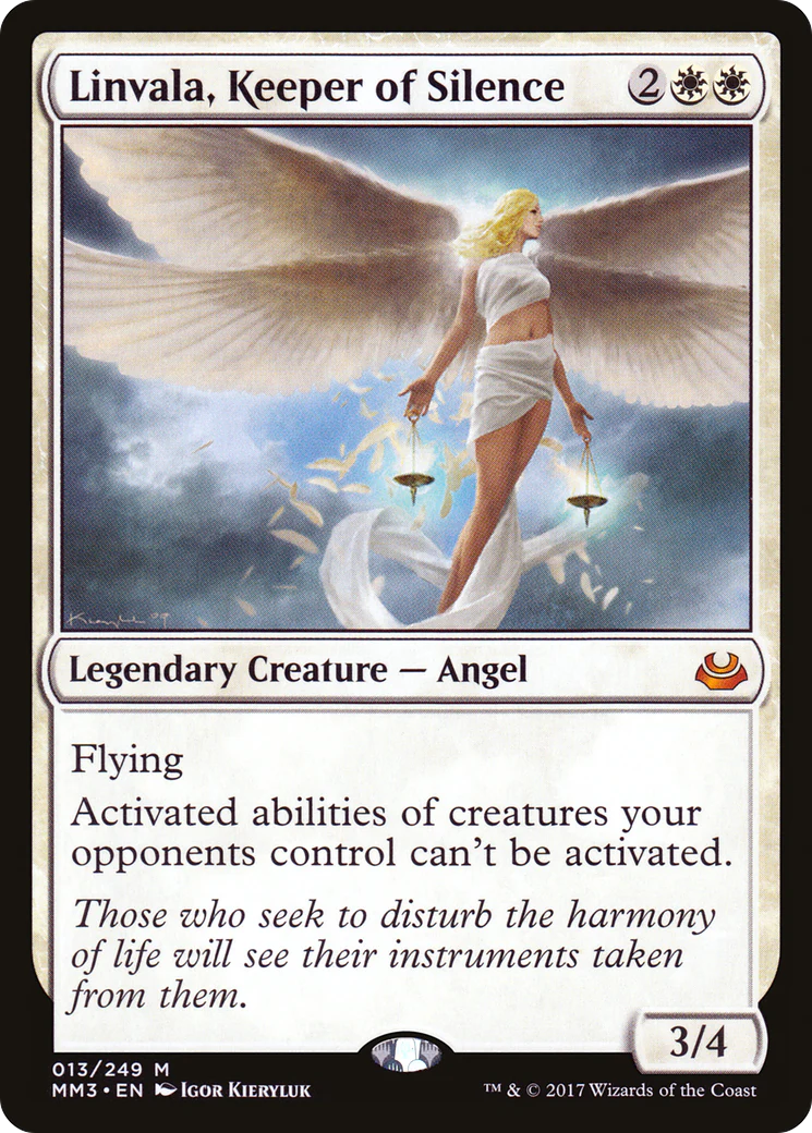 Linvala, Keeper of Silence (MM3-013)  Foil - Modern Masters 2017