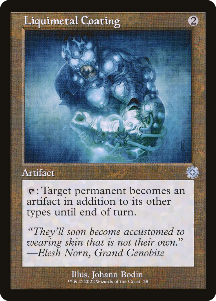 Liquimetal Coating (BRR-028)  Foil - The Brothers' War Retro Artifacts