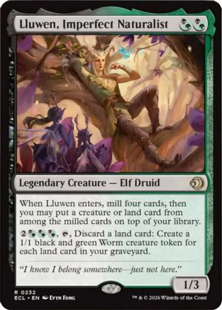 Lluwen, Imperfect Naturalist (ECL-232)  - Lorwyn Eclipsed