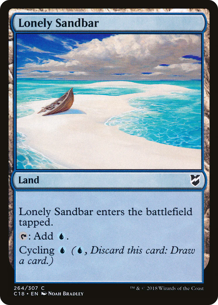 Lonely Sandbar (C18-264)  - Commander 2018