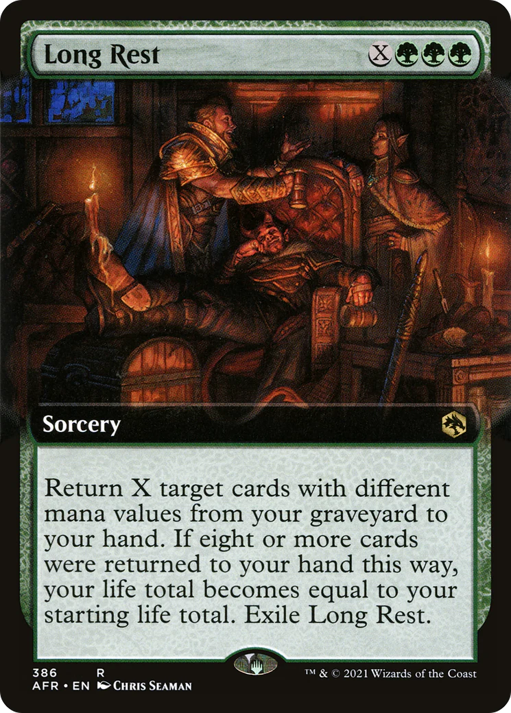 Long Rest (Extended Art) (AFR-386)  Foil - Adventures in the Forgotten Realms: (Extended Art)