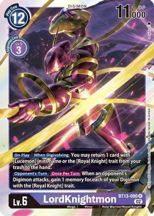 LordKnightmon (BT13-090) - Versus Royal Knights Foil