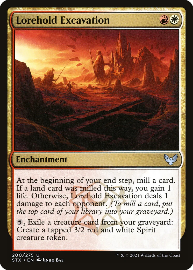 Lorehold Excavation (STX-200) Foil - Strixhaven: School of Mages