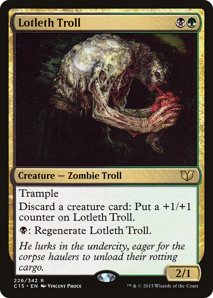 Lotleth Troll (C15-226)  - Commander 2015
