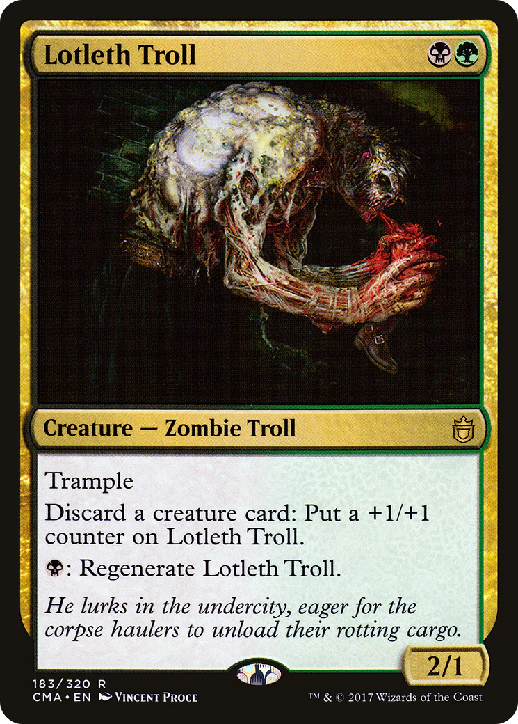 Lotleth Troll (CMA-183)  - Commander Anthology
