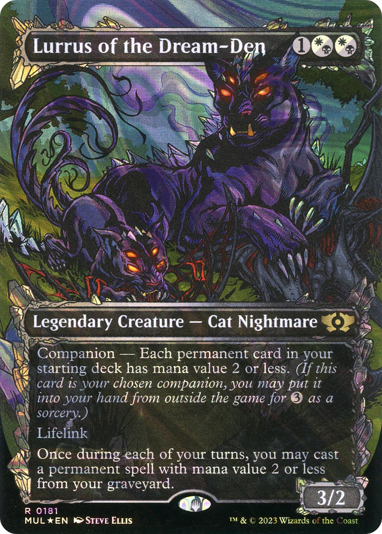Lurrus of the Dream-Den (Halo Foil) (MUL-181) Foil - Multiverse Legends: (Showcase) (Borderless)