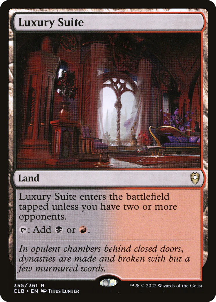 Luxury Suite (CLB-355)  Foil - Commander Legends: Battle for Baldur's Gate