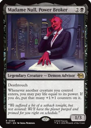 Madame Null, Power Broker (TMT-066)  - Teenage Mutant Ninja Turtles