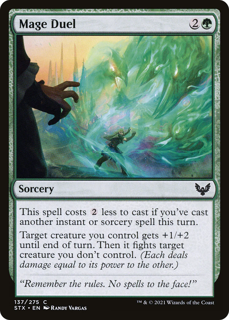 Mage Duel (STX-137) Foil - Strixhaven: School of Mages