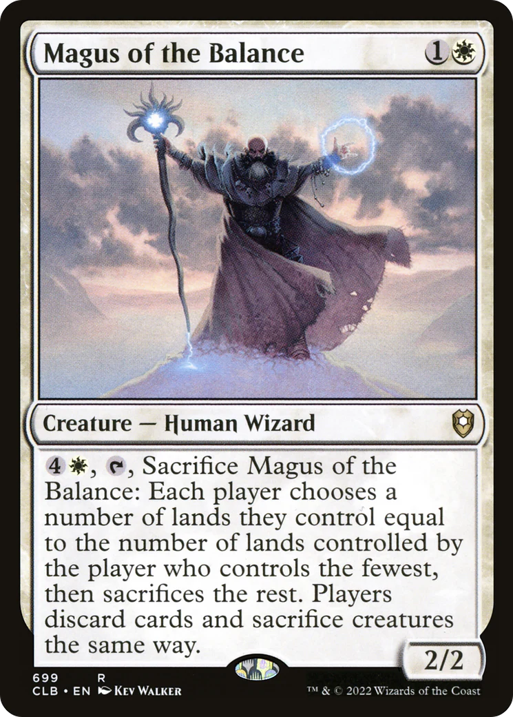Magus of the Balance (CLB-699)  - Commander Legends: Battle for Baldur's Gate