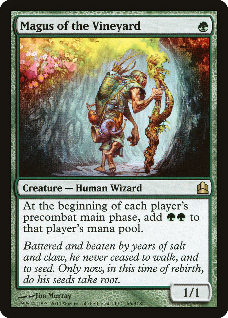 Magus of the Vineyard (CMD-166)  - Commander 2011
