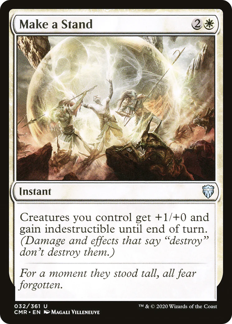 Make a Stand (CMR-032)  Foil - Commander Legends
