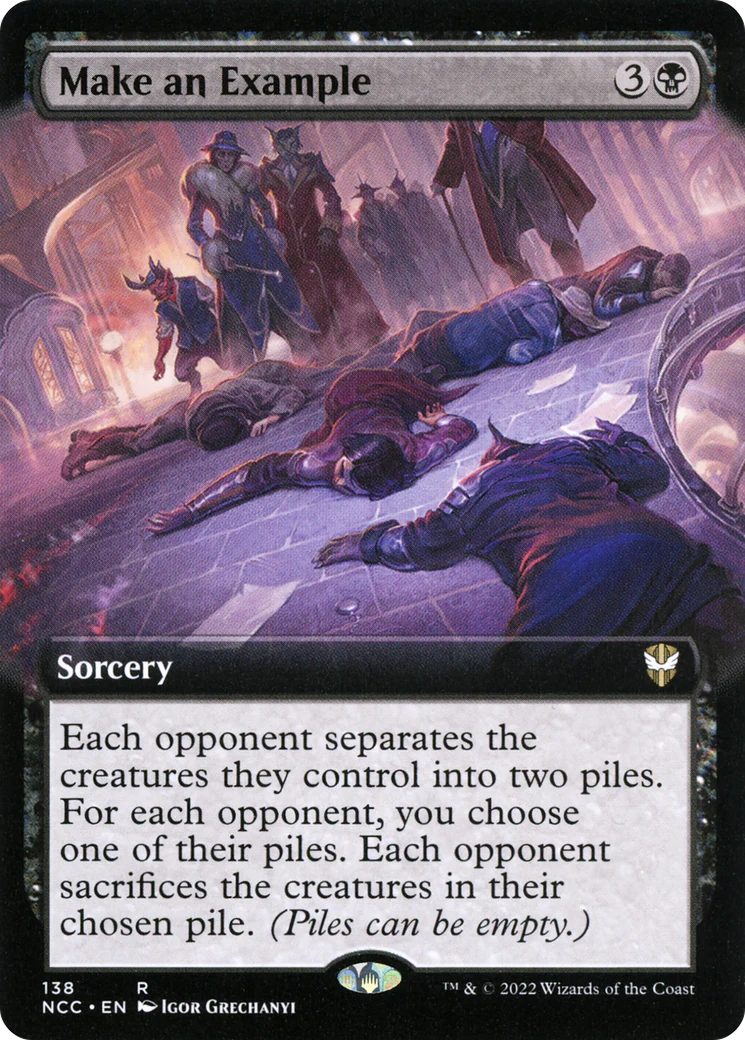 Make an Example (Extended Art) (NCC-138)  - New Capenna Commander: (Extended Art)