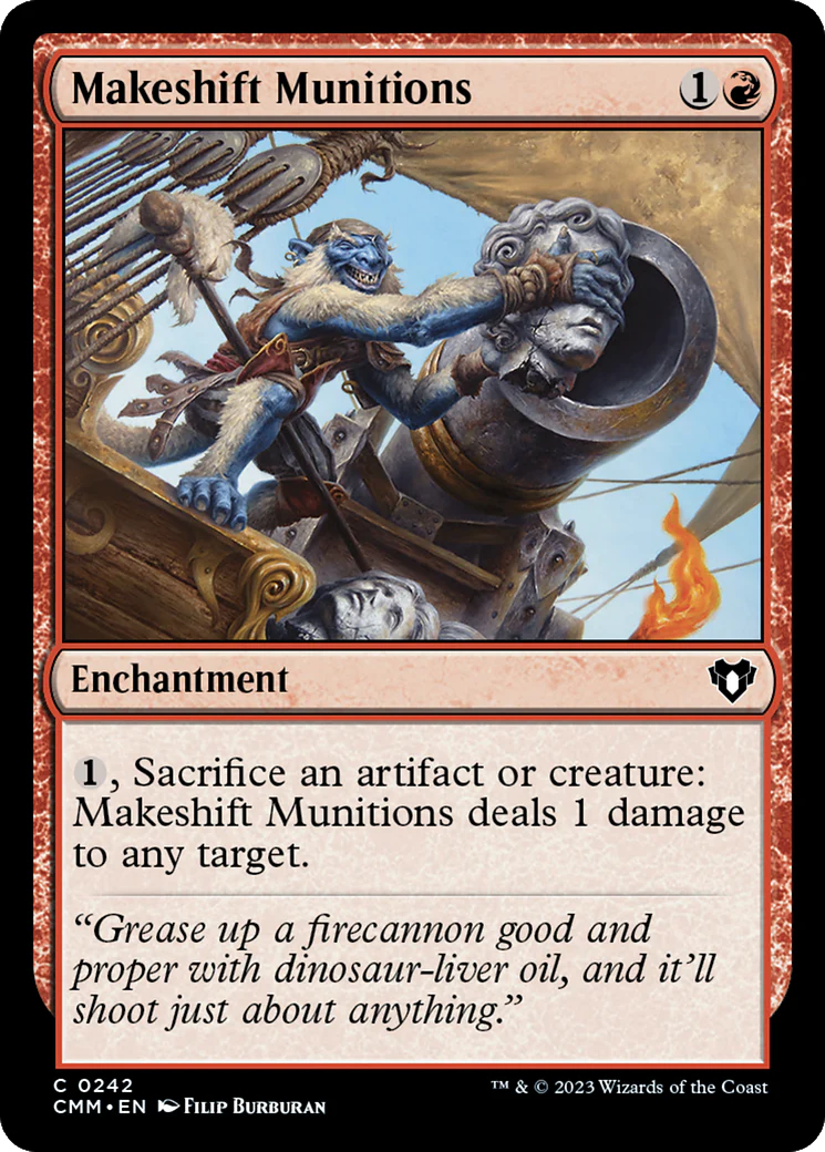 Makeshift Munitions (CMM-242)  - Commander Masters