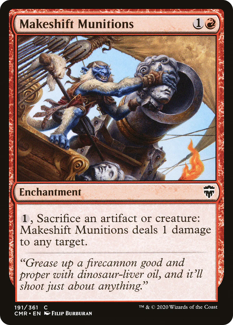 Makeshift Munitions (CMR-191)  Foil - Commander Legends