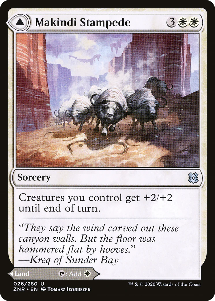 Makindi Stampede (ZNR-026) Foil - Zendikar Rising