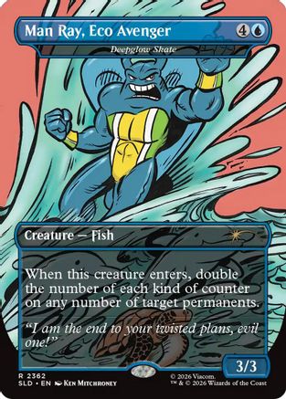 Man Ray, Eco Avenger - Deepglow Skate (SLD-2362)  Foil - Secret Lair Drop Series