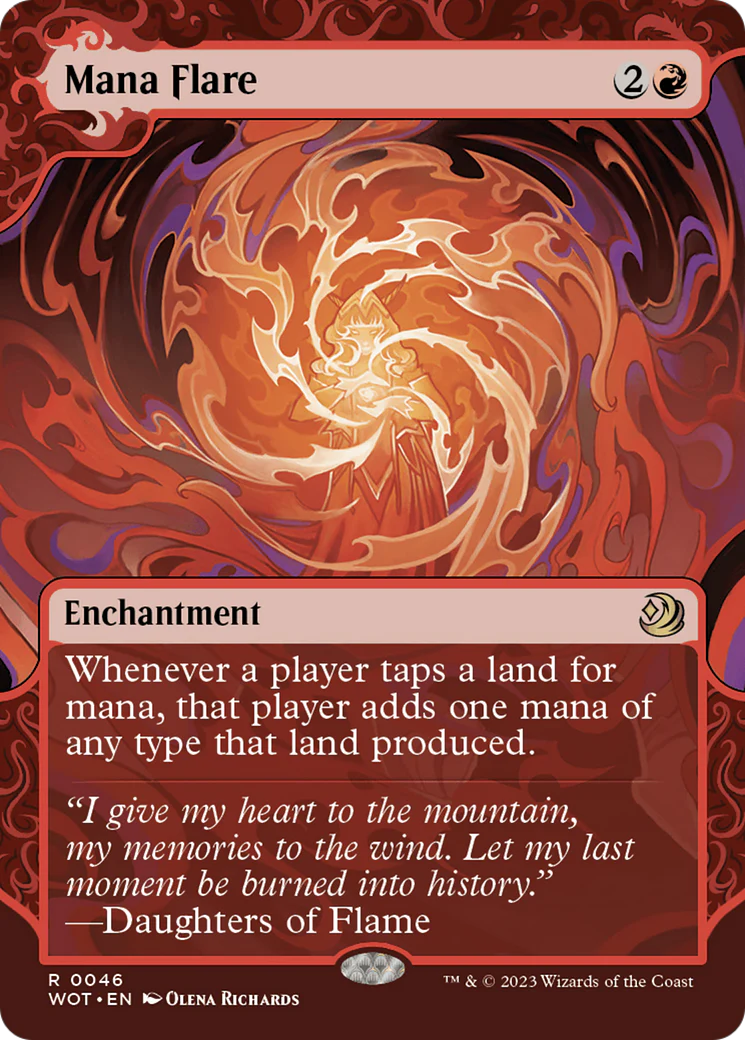 Mana Flare (WOT-046)  - Wilds of Eldraine: Enchanting Tales: (Showcase) (Borderless)