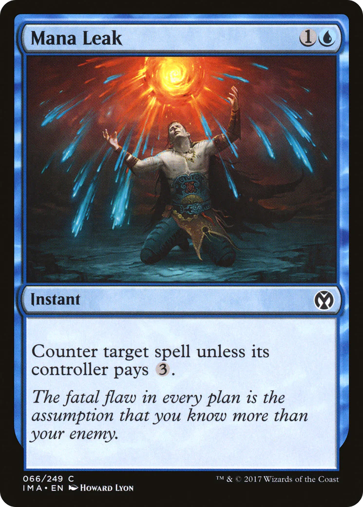 Mana Leak (IMA-066)  - Iconic Masters