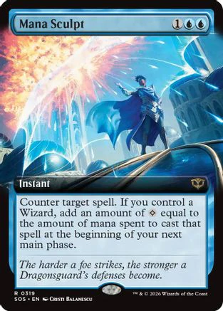 Mana Sculpt (Extended Art) (SOS-319)  Foil - Secrets of Strixhaven