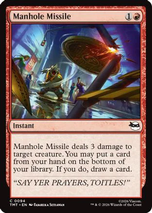 Manhole Missile (TMT-094)  Foil - Teenage Mutant Ninja Turtles