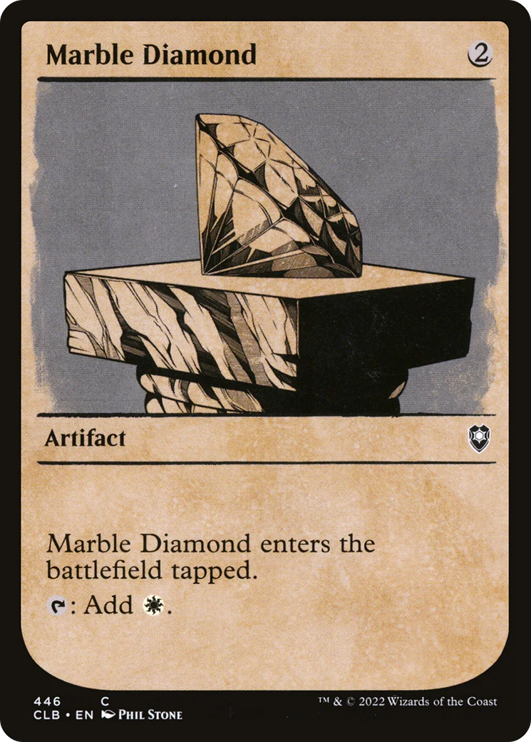 Marble Diamond (Showcase) (CLB-446)  - Commander Legends: Battle for Baldur's Gate: (Showcase)