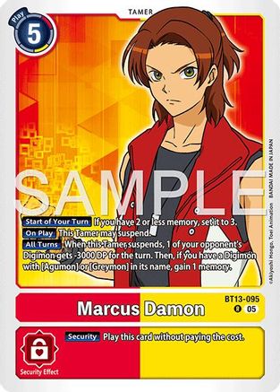 Marcus Damon - BT13-095 (BT13-095) - Advanced Booster Digimon Generation Foil