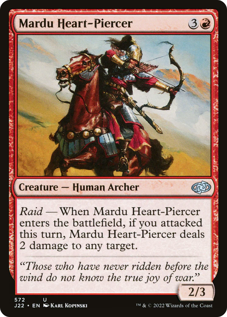 Mardu Heart-Piercer (J22-572)  - Jumpstart 2022