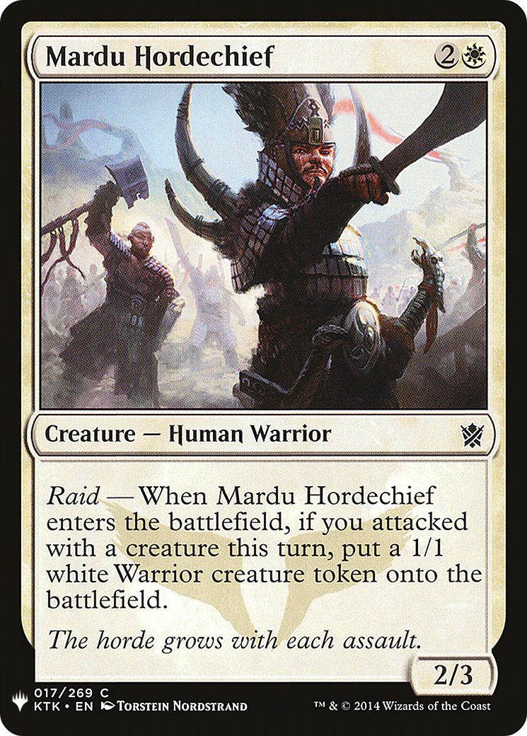 Mardu Hordechief (LIST-KTK-17)  - The List