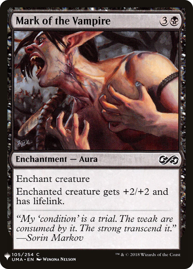 Mark of the Vampire (LIST-UMA-105)  - The List