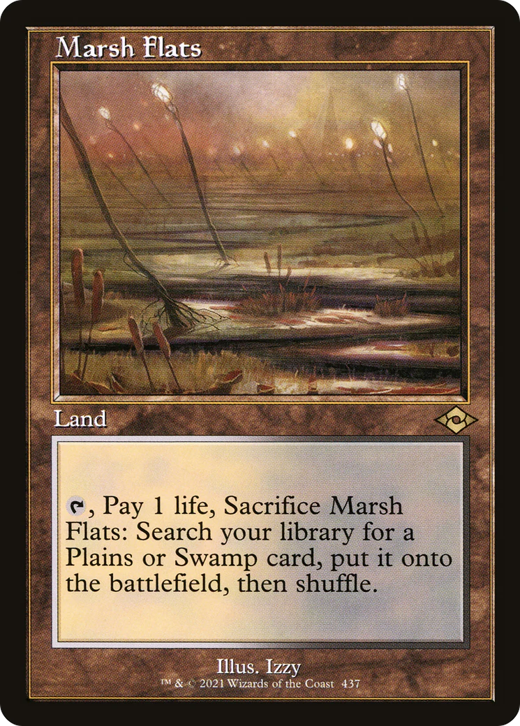 Marsh Flats (Retro Frame) (MH2-437)  Foil - Modern Horizons 2