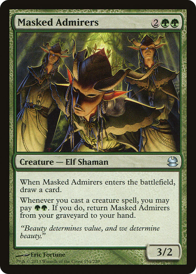 Masked Admirers (MMA-154)  Foil - Modern Masters