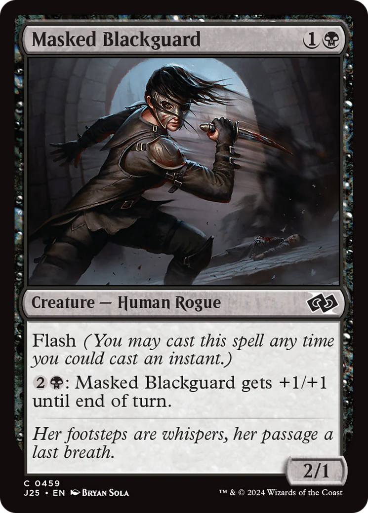 Masked Blackguard (J25-459)  - Foundations Jumpstart