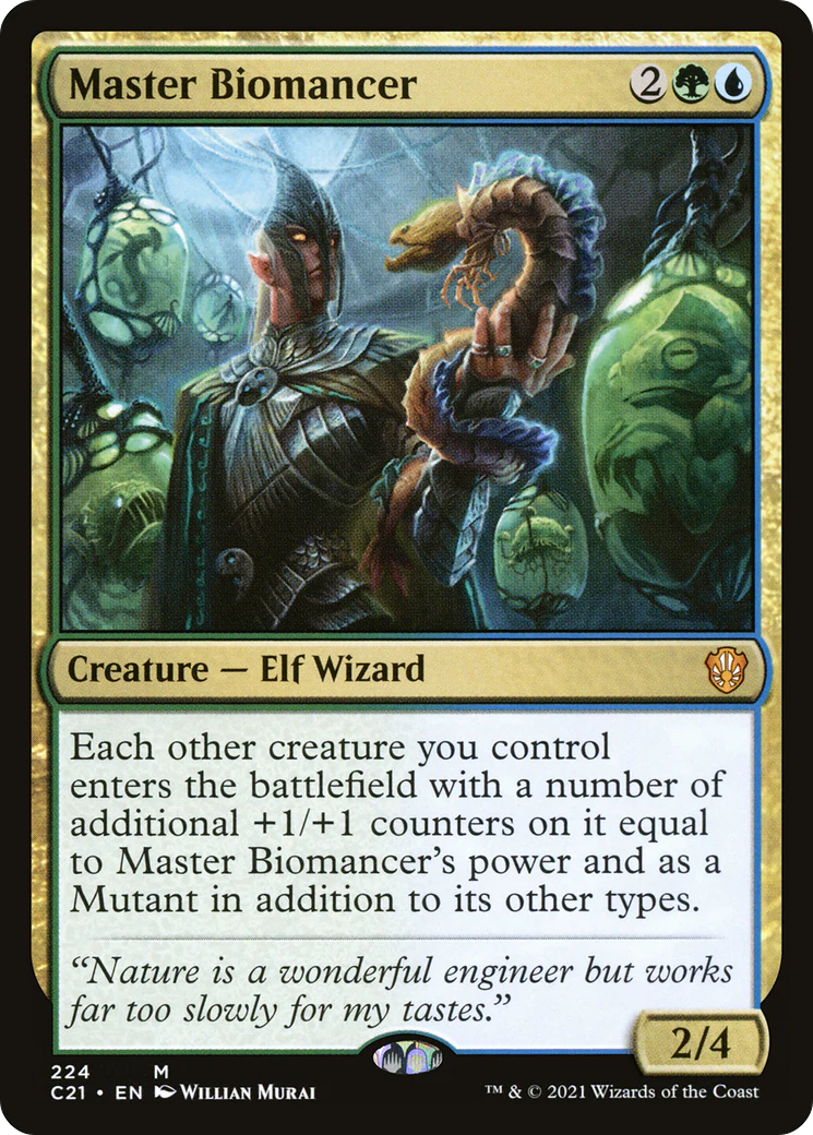 Master Biomancer (C21-224)  - Commander 2021