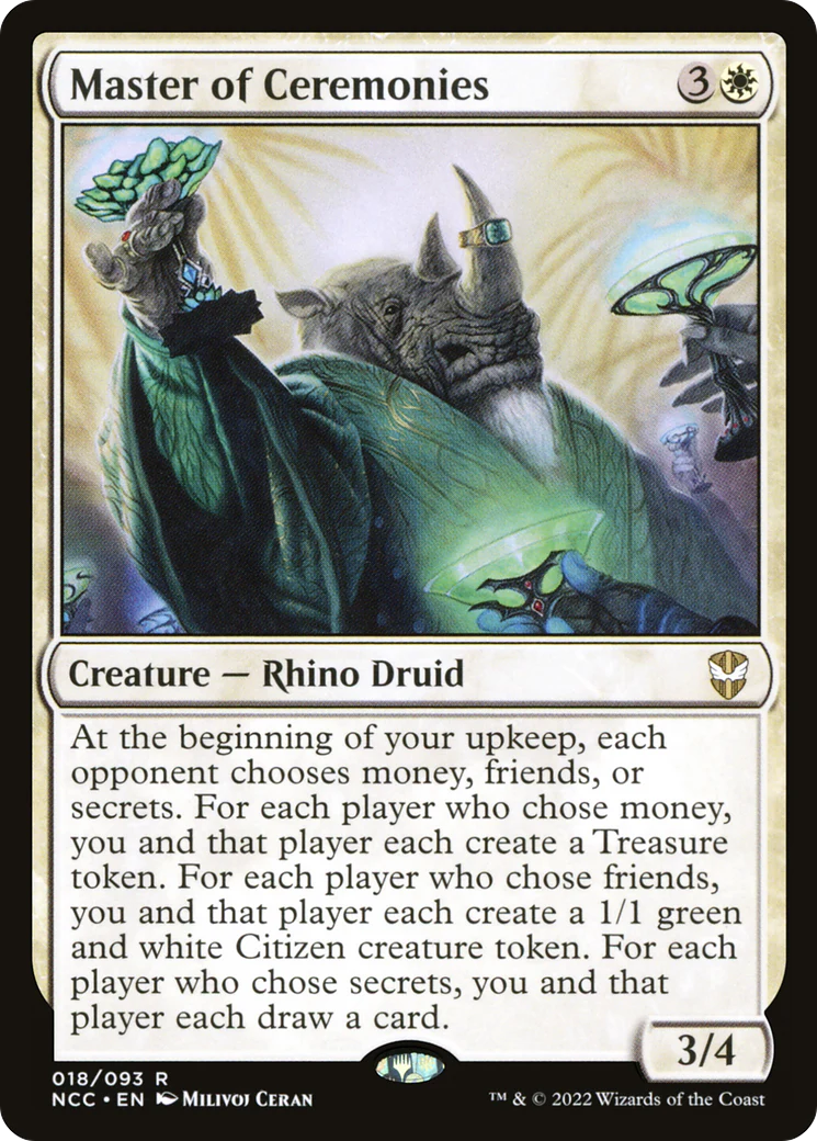 Master of Ceremonies (NCC-018)  - New Capenna Commander