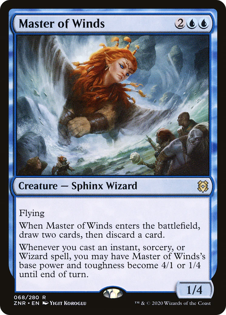 Master of Winds (ZNR-068)  Foil - Zendikar Rising