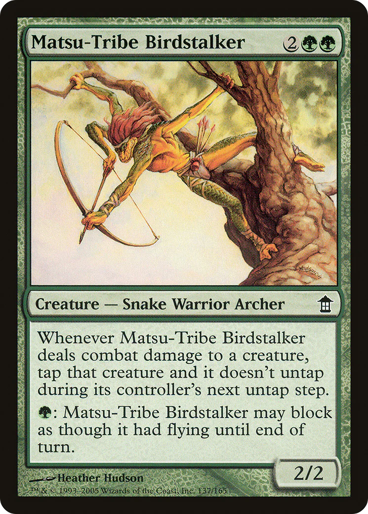 Matsu-Tribe Birdstalker (SOK-137)  - Saviors of Kamigawa