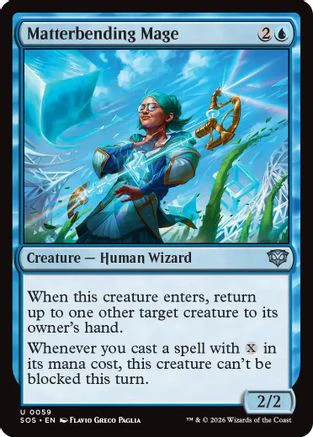 Matterbending Mage (SOS-059) Foil - Secrets of Strixhaven