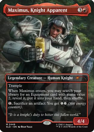 Maximus, Knight Apparent (SLD-2449)  - Secret Lair Drop Series