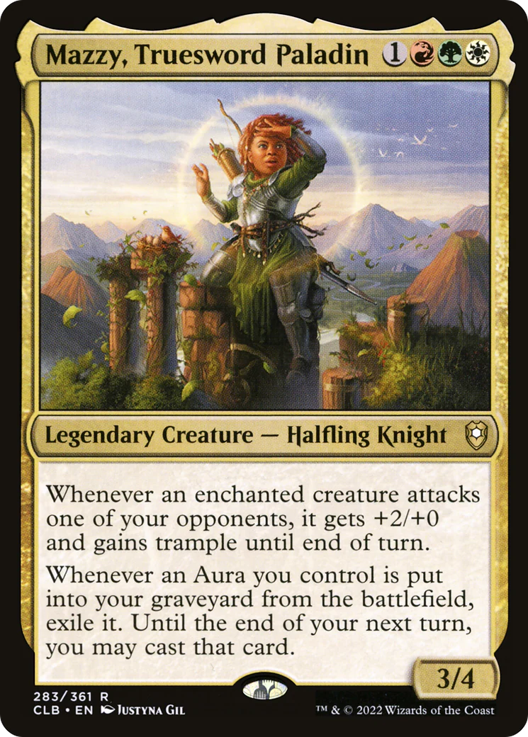 Mazzy, Truesword Paladin (CLB-283)  - Commander Legends: Battle for Baldur's Gate