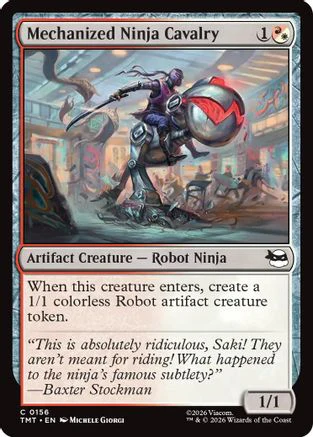 Mechanized Ninja Cavalry (TMT-156)  - Teenage Mutant Ninja Turtles