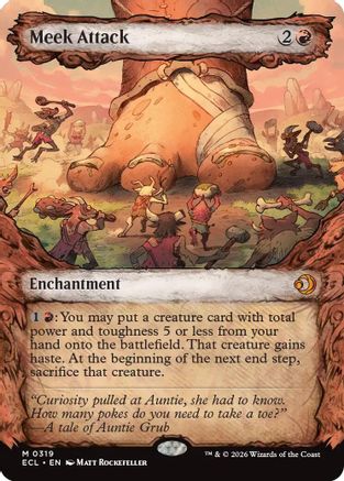 Meek Attack (0319) (Showcase) (ECL-319)  Foil - Lorwyn Eclipsed