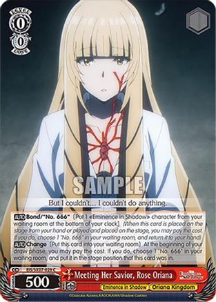 Meeting Her Savior, Rose Oriana (EIS/SX07-028) - The Eminence in Shadow