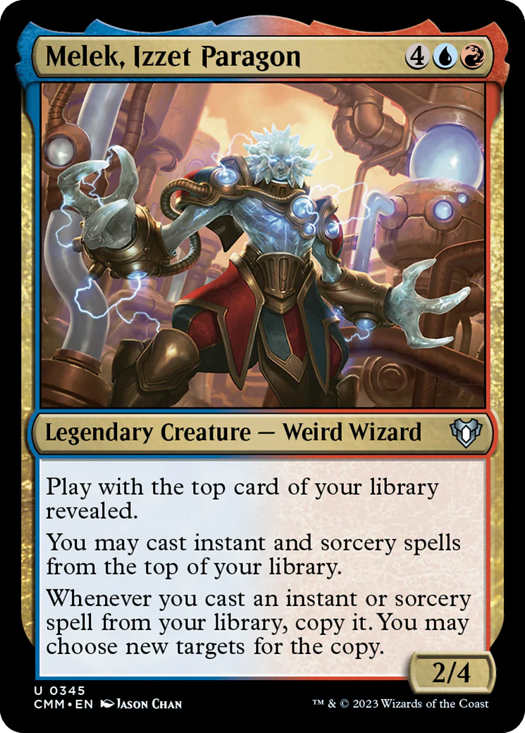 Melek, Izzet Paragon (CMM-345)  Foil - Commander Masters