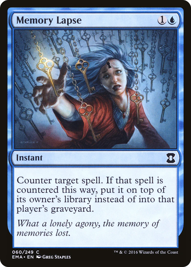Memory Lapse (EMA-060)  - Eternal Masters