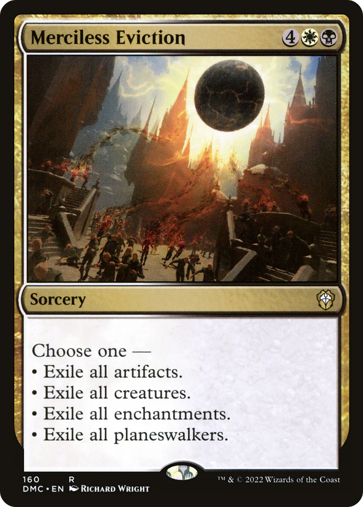 Merciless Eviction (DMC-160)  - Dominaria United Commander