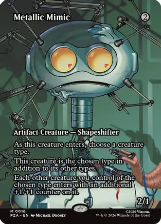 Metallic Mimic (Borderless) (PZA-016)  - Teenage Mutant Ninja Turtles Eternal-Legal