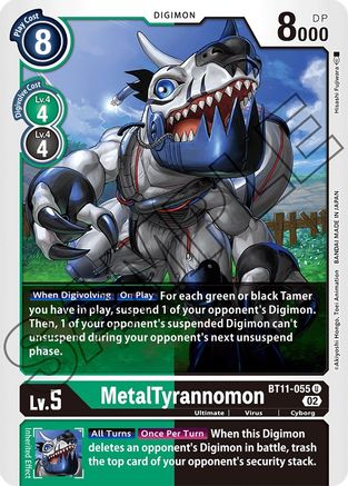 MetalTyrannomon (BT11-055) - Dimensional Phase Foil